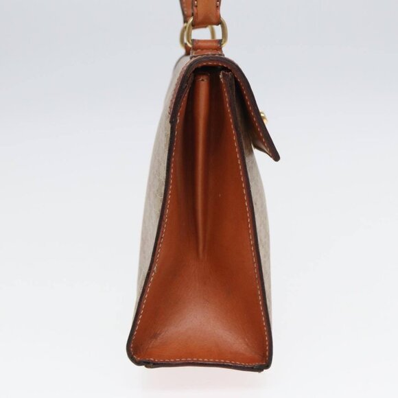 CELINE Macadam Canvas Hand Bag 2way Beige Auth 84755 - Picture 5 of 16